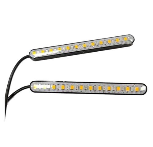 Bande lumineuse signalisation moto feux stop clignotants 24 SMD LED châssis souple