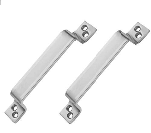 Vijaya Sales Stainless Steel Doors and Window Handle - Diagonally Shaded - 5 Inch - Pack of 2 (B0821JS94N) Amazon Price History, Amazon Price Tracker