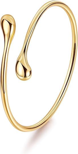 18K Gold Plated Pendant Necklace and Bracelet Set with Crystal Accents, Fashion Jewelry for Women