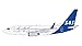 GeminiJets GJSAS1988 Scandinavian Airlines SAS Boeing 737-700 SE-RJX; Scale 1:400