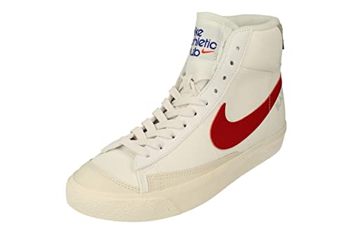 Nike Blazer Mid 77 SE GS Trainers DH9700 Sneakers Chaussures (UK 5 US 5.5Y EU 38, White Gym Red Light Smoke Grey 100)