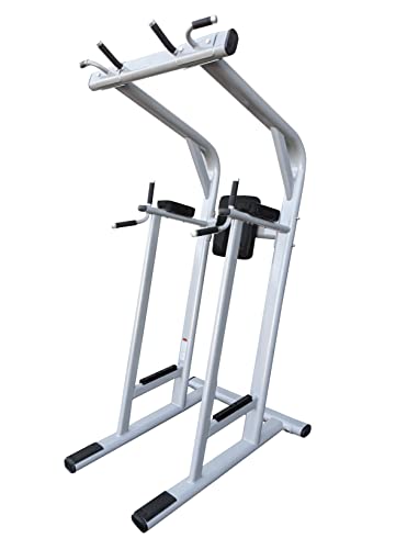 French Fitness FFS Pull Up/Vertical Knee Raise VKR – 11-Gauge Steel, Ergonomic Design, Stability for Home & Gym