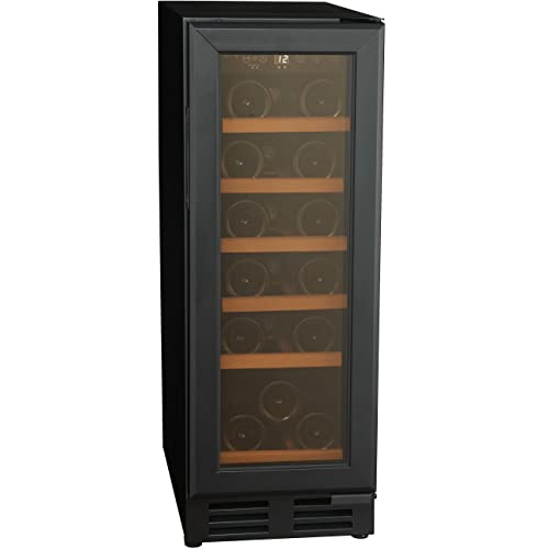 三ツ星貿易 エクセレンス ワインセラー 18本収納 58L コンプレツサー式 ブラック MLY-60C