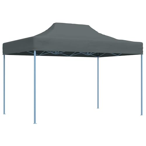 Sempre pronto per l'avventura: Perfetto per mercati, campeggi o festival, questo gazebo si monta in un attimo. Il telaio in acciaio antracite è stabile e durevole, pronto per la tua prossima uscita.