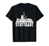 Stuttgart Skyline T-Shirt Geschenk für jeden Stuttgarter. Stuttgart ist die Hauptstadt von Baden Württemberg, zeig allen wie Stolz du auf Stuttgart bist.