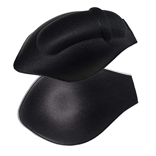 Men Bulge Enhancing Underwear Cup Sponge Pad Swimwear Padded,2Pcs Mens Swimsuit Pads Thickened Underwear Swim Briefs Pad Bulge Enlargement Sexy Sponge Mats - Black4