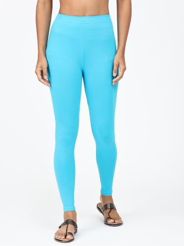 Image of Robinbosky Premium Stretchable Cotton Ankle Legging for Women | Suitable for Formal wear & Casual wear | High-End Elastic Makes The Leggings Squat Proof and Durable for Travel, Yoga, & Workout.
