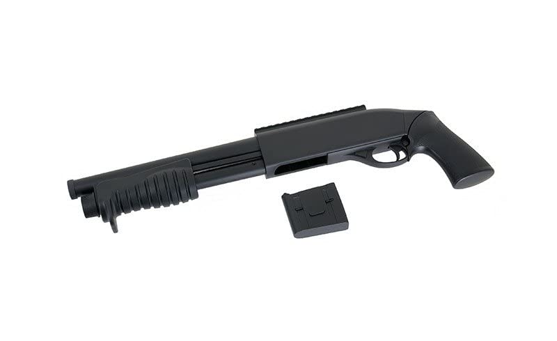 2EAGLE Fucile a Pompa Softair - M401 a Molla/plastica ad Alta Resistenza/Ricarica Manuale (0,5 Joule)