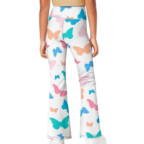 Girls Flared Leggings High Waisted Girls Bell Bottoms Bell Breathable Bottoms for Girls4
