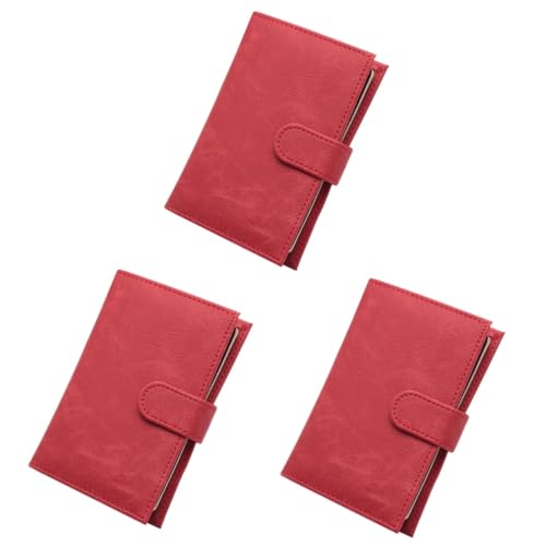 3pezzi Per Multifunzionale Pu Custodia Per Documenti Design e Certificati Chiusura