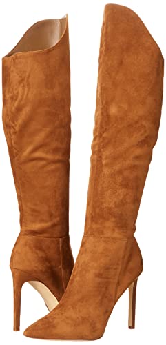 Nine West Women's Teleena2 Over-The-Knee Boot, Brown Suede, 8 #TOP6