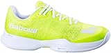 Babolat Women’s Jet Mach Pickleball Shoes, Fluo Yellow/White (US Women's Size 9)