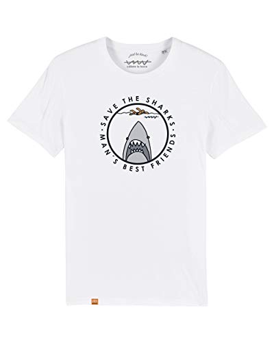 Camiseta Callate La Boca Blanca Tiburon (L)
