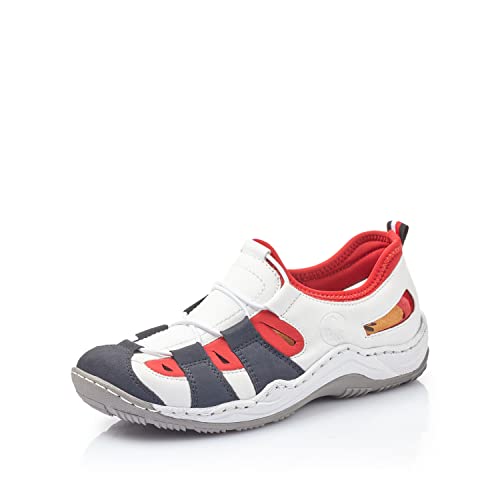 Preisvergleich Produktbild Rieker Damen Sneaker L0561, Frauen Schnürschuhe,lose Einlage,Schnuerer,straßenschuhe,Stra... Kombi (15),43 EU / 9 UK