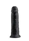 Pipedream King Cock Dildo, Black, 10 Inch