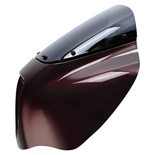 Image of Green-L Front Headlight Quarter Fairing Windshield Fit For Harley Softail Low Rider FXLR S FXLRS 2018-2025 Street Bob FXBB FXBBS 2018-2025 Softail Standard FXST 2020-2024 Twisted Cherry