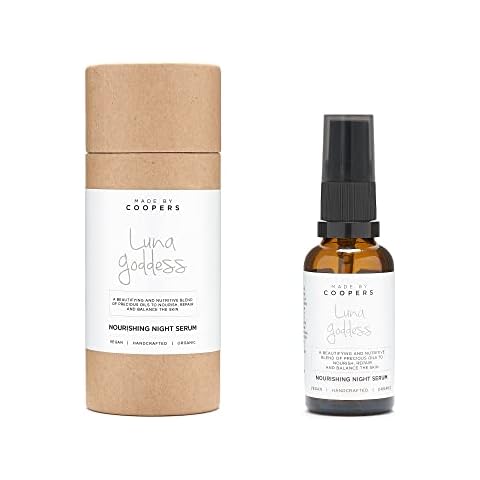 Made By Coopers Face Serum, Firming Anti Aging Night Serum, Evening Moisturiser for Women, All Natural, 30ml Cover