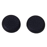 Paar Joystick Thumbstick Kappe Kappen für PlayStation 4 PS4 Controller - Schwarz