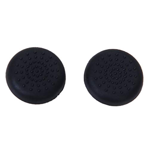 Paar Joystick Thumbstick Kappe Kappen für PlayStation 4 PS4 Controller - Schwarz