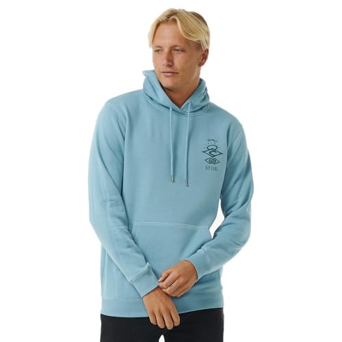 Rip Curl Search Icon Pullover Hoodie Dusty Blue 2XL