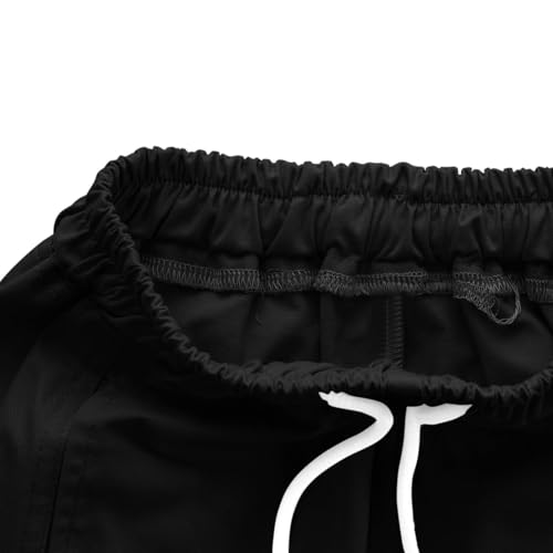 Cargo Pants for Girls 10-12 Petite Drawstring High Waisted Boy Joggers Summer Casual Light Workout Hiking Pants3