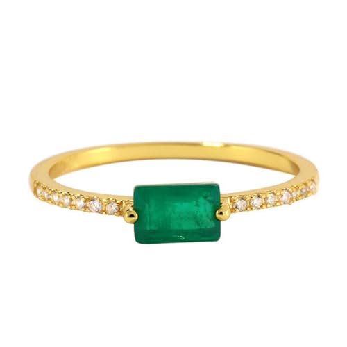 Bague de fiançailles or jaune d'exception avec émeraude de laboratoire