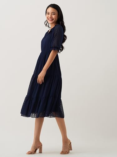 Image of AASK Dress for Women One Piece Kurta Set Tops Knee-Length Fit And Flare Dresses