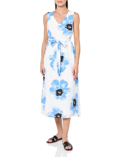 Robe midi Anne Klein avec ceinture intégrée ajustant parfaitement la taille