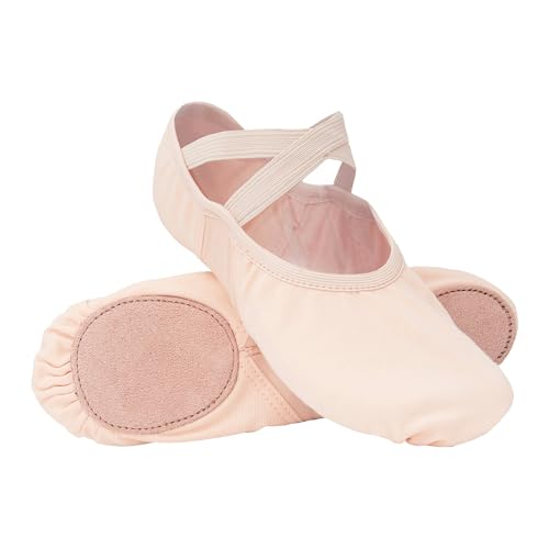 Theatricals Girls SofTouch Canvas Stretch Split-Sole Ballet Shoes