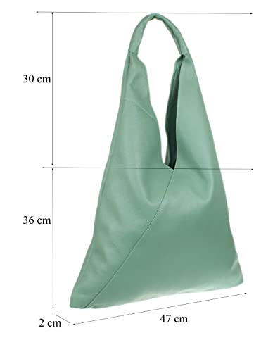 Image of Girly HandBags V Shape Genuine Top Handle Bag