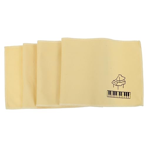 HANABASS 1Pc Creative Piano Keyboard Cover Cloth Yellow Soft Durable Wear for Keys Housewarming present