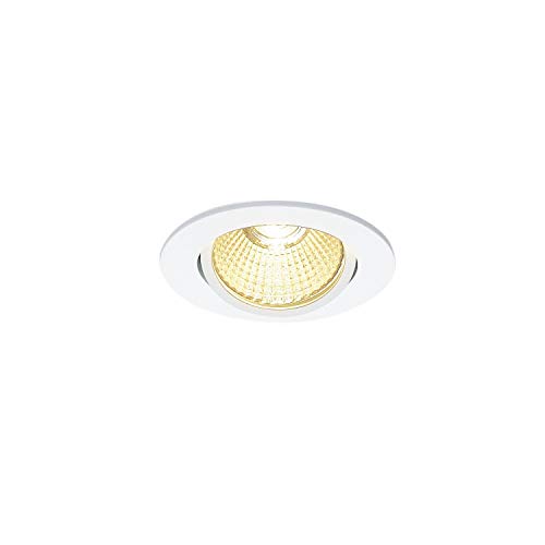 SLV NEW TRIA rund, LED Indoor Deckeneinbauleuchte, weiß, 1800-3000K, 7,2W