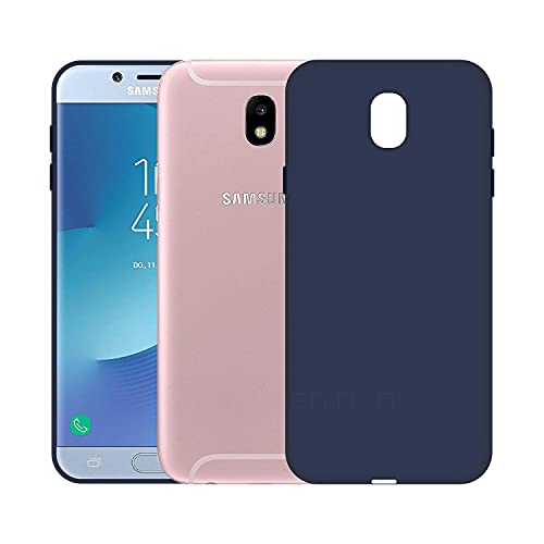Image of Case Creation Luxurious OG Series for Samsung Galaxy J7 Pro Case Cover,Anti-Dirty Slim Case Frosted Matte Cute Candy TPU Raised Bezel (Splash of Color) Back Cover for Samsung J7 Pro -Electric Blue