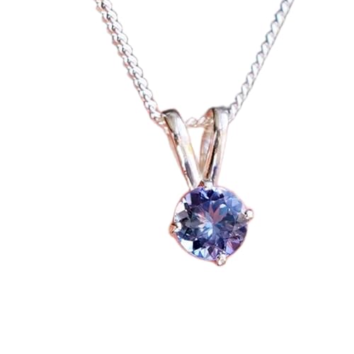 Colgante de tanzanita azul para potenciar tu intuición y meditación diaria LKBEADS