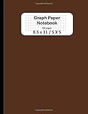 Graph Paper Notebook, 100 pages, 8.5 x 11, 5 X 5,: Multipurpose Composition Grid Paper Notebook with...