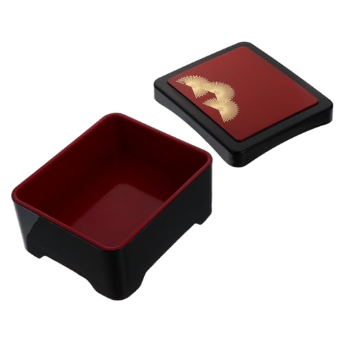 UTHCLO ???盒寿司料理便当箱 角型製大容量ポータブルフードボックス 弁当箱 弁当保存に 学校 オフィス ピクニック用