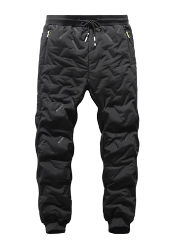 Boys Warm Snow Pants Sherpa Lined Sweatpants Winter Thicken Fleece Pants Outdoor Jogger Pants