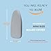 SAVUK 12 X 30 inch Smart Table top Ironing Board Cover and Pad with Standard Size, Fits Small, Mini Board, Extra Thick Padding, Elastic Cord, Heat Resistance (Replacement Cover and Pad 12