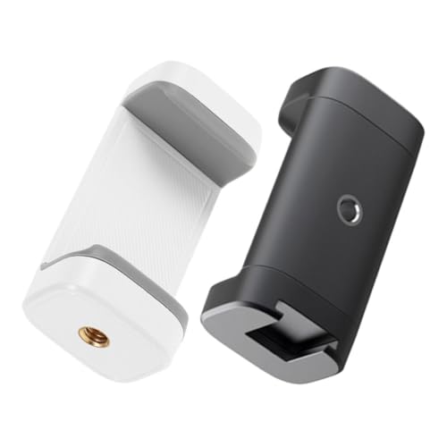Uonlytech 2Pcs Tripod Phone Clip Holder Smartphone Mount for Live