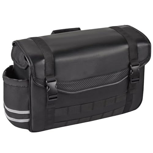 Sacoche de siège arrière moto universel 12L bagage voyage avec housse