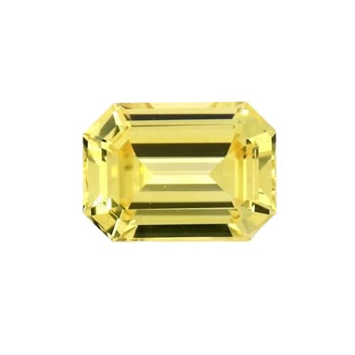 Saphir jaune naturel Ceylan 8,25 Ratti idée cadeau d'exception pour anniversaire