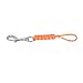 RiToEasysports Wrist Lanyard, Diving Lanyard Multifunctional Nylon Rope with Stainless Steel Hook for Underwater Photography Diving Accessories and Outdoor Sports (Orange)