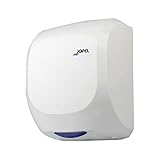 secador de manos jofel aa84126 Secado por cortina de aire caliente en su base en aprox. 10 segundos