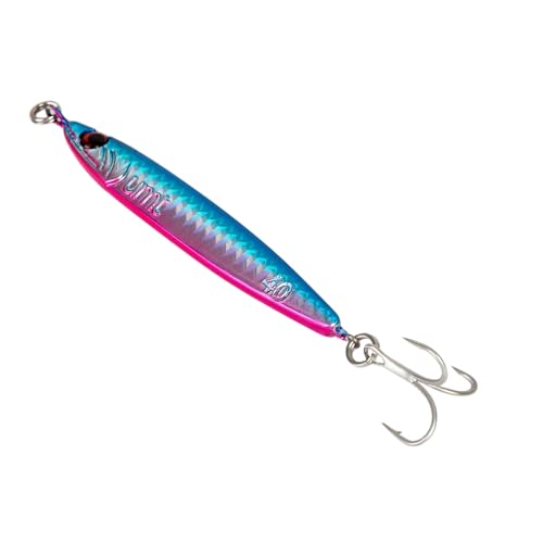 Multi-Color 8 Pack 40g Vertical Casting Jig, Sea Bass, Fluke, Porgy. Saltwater & Freshwater Compatible - Super Sharp Treble Hooks, Handcrafted by UMT by UNCLE MO'S SALTWATER TACKLE - Used condition - Image 8