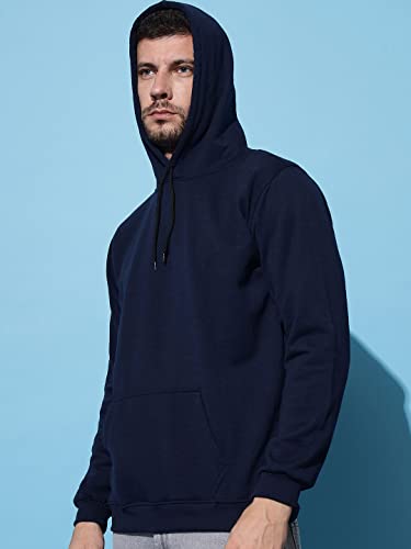 Image of Men's Cotton Blend Hooded Sweatshirt