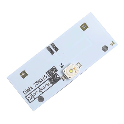 Honseadek 738325 - Luz LED para nevera de bar Bosch, iluminación fácil y brillante, compatible con Diehl Energy Resourceful Reemplazo Iluminación Instalación Construcción Interior Metal