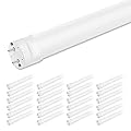 Marxlait 24 Pack T8 LED Bulbs 4FT, 6000K Daylight White, 40W Equivalent, Ballast Bypass, Dual Ended Type B Light Tube, LED Fluorescent Tube Replacement T8 T12, Non-dimmable
