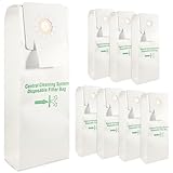 8 Pack 391 Central Vacuum Bags Compatible with Nutone Cental 391, 3918, 44186, CV350, CV351, CV352, CV...