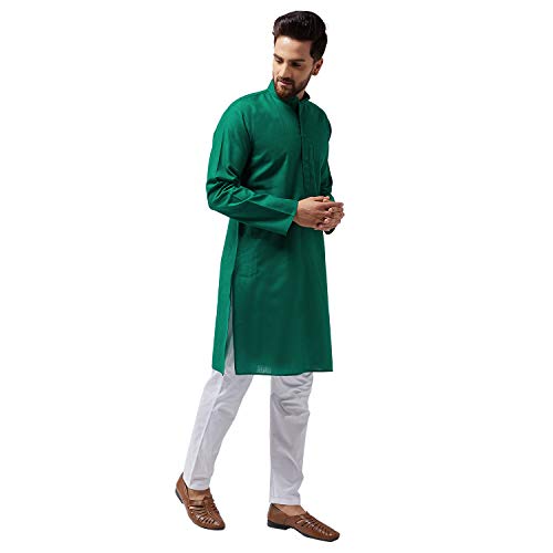Sojanya (Since 1958 Men'S Cotton Blend Only Long Kurta4