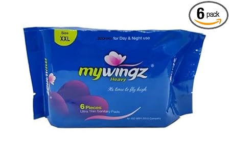 Mywingz Soft Ultra Sanitary Pads 6 Pieces Per Pack - XXL